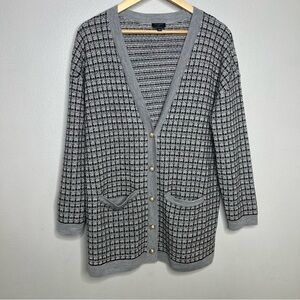 Talbots Pure Merino Wool Knit Cardigan Sweater Pearl Buttons, Old Money - LP